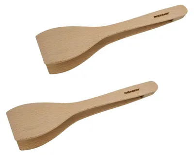 Image de Set de 2 ustensiles de cuisine pince de cuisine Fackelmann Nature