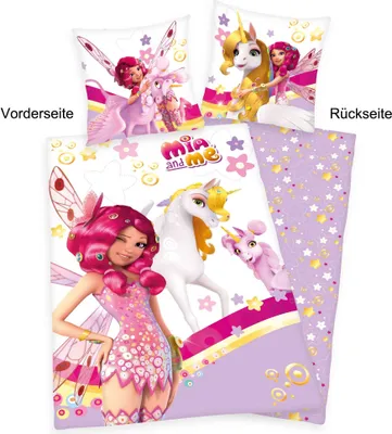 Obrázok produktu pre Mia & Me - Wendebettwäsche (Renforcé) - 80 x 80 + 135 x 200 cm
