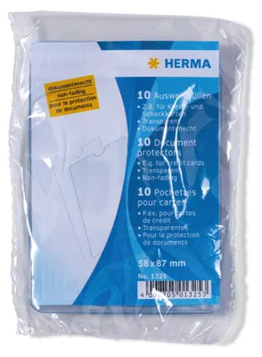Obrázok produktu pre HERMA Ausweishüllen Set 58x87 10 Stück