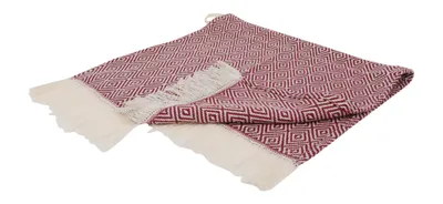 Produktbild von Redecker Küchenhandtuch Geschirrtuch Haushalts-Tuch 100% Baumwolle rot