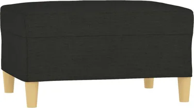 Produktbild von vidaXL Fußhocker Schwarz 70x55x41 cm Stoff