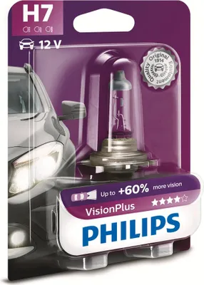 Produktbild von PHILIPS H7 12V VisionPlus 1-er Blister
