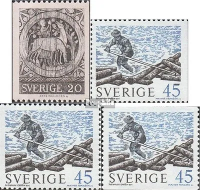 Produktbild von Briefmarken Schweden 1970 Mi 665C,666A,Dl,Dr (kompl.Ausg.) postfrisch Freimarken