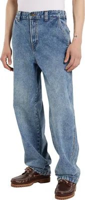 Produktbild von Dickies Herren Jeans MADISON BAGGY FIT DENIM, Größe:29/30, Farben:rinsed blue w/ fade