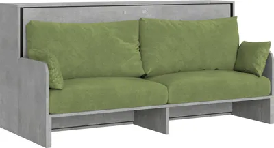 Produktbild von ITAMOBY - Schrankbett Kando Sofà Eizelbett horizontal mit Matratze Zement-A35