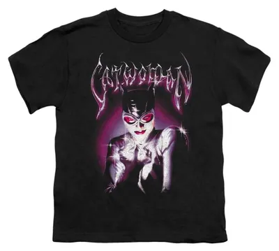 Image de T-shirt Batman pour enfants, en coton ring-spun, modèle TV36770 (128) (noir), productTiles.product.images.aiGenerated