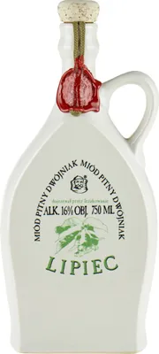 Produktbild von Lipiec-Dwójniak-Honig (Halber) 0,75L im Steinzeuggefäß | Met Honigwein Metwein Honigmet | 750 ml | 16% Alkohol | Polnische Produktion | Geschenkidee | 18+