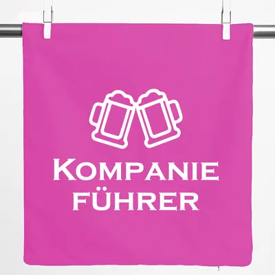 Produktbild von Huuraa Kissenbezug Kompanieführer Schützenfest 40x40cm Fuchsia Baumwolle Dekokissenbezug Geschenkidee