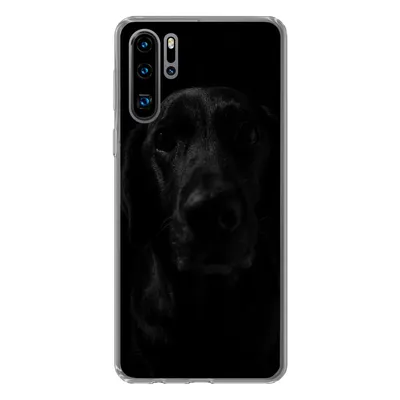 Produktbild von MuchoWow® Handyhülle Schutzhülle Hülle für Huawei P30 Pro Hund - Haustier - Schwarz Silikon Softcase Handy Hülle - Schutzdeckel
