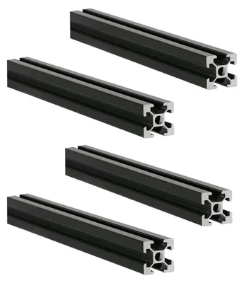 Zdjęcie produktu dla Profil ekstrudowany aluminiowy 2020 - 4 sztuki, długość 300 mm