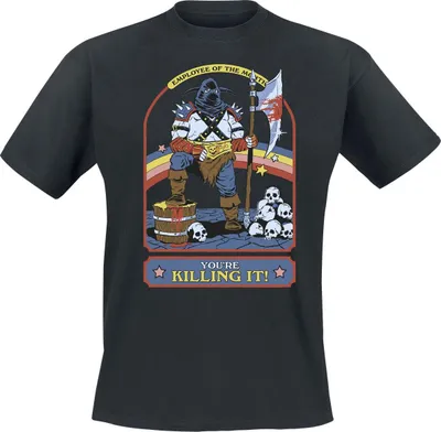 Produktbild von Steven Rhodes T-Shirt Herren You Are Killing It schwarz XL