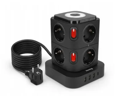 Image de HUSLOG Rallonge verticale avec LED HUS1054 PowerTower