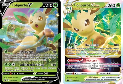 Produktbild von Folipurba V & Folipurba VSTAR SET Schwert & Schild Promos SWSH194-195 Sammelkarten Pokemon Einzelkarten 1 Stück