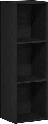 Immagine prodotto di vidaXL Libreria look rovere nero 36x30x114 cm materiale a base di legno