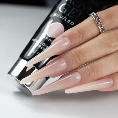 Produktbild von Acrylgel Polygel Aufbaugel für Verlängerungen AcrylGel Molly Nails HEMA/Di-HEMA Free Nude 30 ml