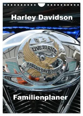 Produktbild von Harley Davidson Familienplaner (Wandkalender 2027 DIN A4 hoch), CALVENDO Monatskalender