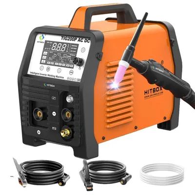 Produktbild von Schweißmaschine, Intelligente Invertersteuerung, Vielseitige Kompatibilität, TIG200P AC DC, 220V