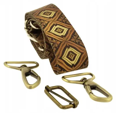 Produktbild von ZEPNIJ Taschengurt 40mm ORNAMENT verstellbar Braun Beige