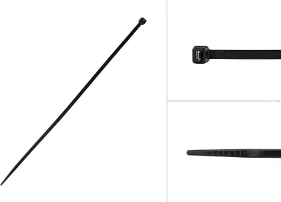 Immagine prodotto di Fascette nere 302 x 4,8 mm - 100 pezzi