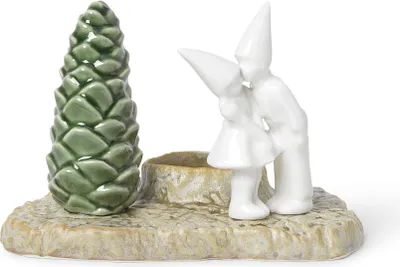 Obrázok produktu pre Kähler Vianočné rozprávky Christmas Kiss H11.5 biela