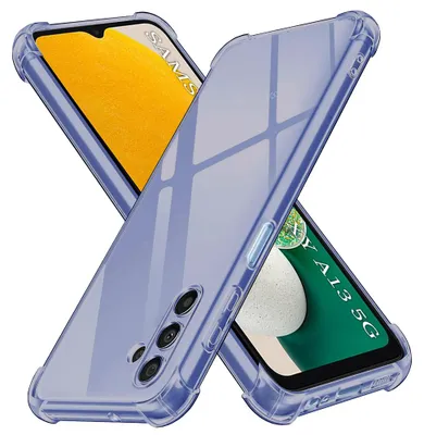 Obrázek produktu pro Techsuit – odolné průhledné silikonové pouzdro pro Samsung Galaxy A13 5G / A04S – kouřově černé