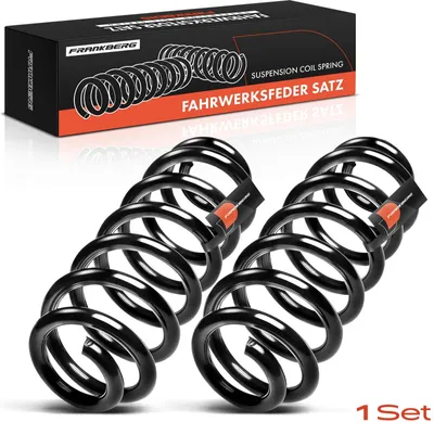 Produktbild von Frankberg 2x Fahrwerksfeder Hinterachse für Seat Alhambra 710 711 VW Sharan 7N1 7N2 1.4L 2.0L 2010-2015