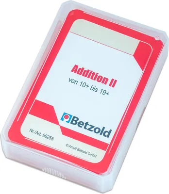 Produktbild von Betzold Addition - Karten für den Magischen Zylinder, Kartenset für Dyskalkulie, Selbstständiges Lernen, Ausführung: Teil 2
