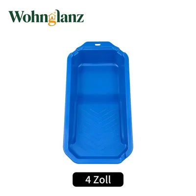 Produktbild von Wohnglanz Farbwanne 4 Zoll, Maler Farbschale für Farbroller Außenmaß 80x58mm