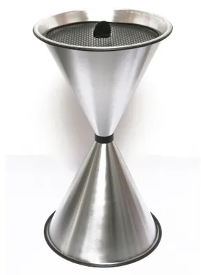 Produktbild von Standaschenbecher Edelstahl Diabola 71x40cm SZAGATO Germany Aschenbecher für draußen mit Deckel Standaschenbecher Stand Aschenbecher outdoor