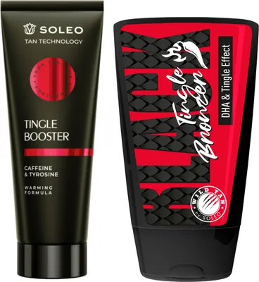Produktbild von Soleo Tan Technology Tingle Booster Accelerator + Wild Tan Black Tingle Free