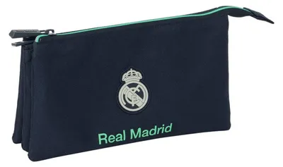 Image de Safta 812557744 Real Madrid 2nd Kit 25/26 Triple Trousse Bleu Homme Bleu One Size