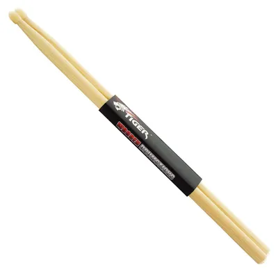 Produktbild von TIGER TDA80-5A Schlagzeugstöcke mit Nylonspitze - Hickory - 5A