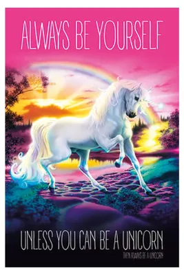 Produktbild von Pyramid International - "Unicorn Always Be Yourself" Maxi-Poster CD1378 (Einheitsgröße) (Bunt)