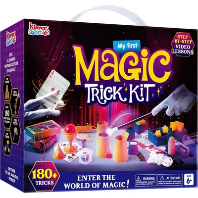 Produktbild von Zauberkasten Zauberkoffer Zauberset - Über 180 Tricks - Mit Zauberbechern, Bällen und Zauberstab - Für Anfänger ab 6 Jahren