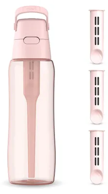 Zdjęcie produktu dla Dafi Butelka filtrująca SOLID 0,7 Baby Pink z 4 filtrami