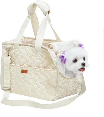 Immagine prodotto di Borsa da trasporto per animali domestici - Borsa da viaggio per cani e gatti - Trasporto sicuro - Design in rete traspirante