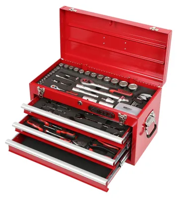 Image de KS Tools Jeu d'outils 1/4"+1/2", 100 pces - 911.0100