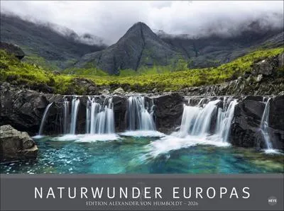 Produktbild von AvH Edition Alexander von Humboldt Wandkalender 2026 Naturwunder Europas 78 x 58 cm