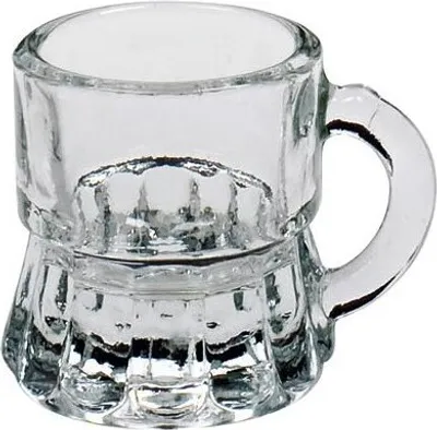 Produktbild von Bon Box Schnapsglas, Stamper mit Henkel, Glas, 2cl, klar (1 Stück)
