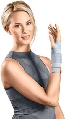 Produktbild von Handgelenkbandage MANUDYN, platinum>>>>Gr. L links