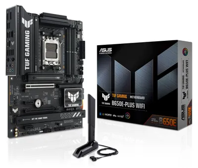 Produktbild von ASUS TUF GAMING B650E-PLUS WIFI AMD B650 Sockel AM5 ATX