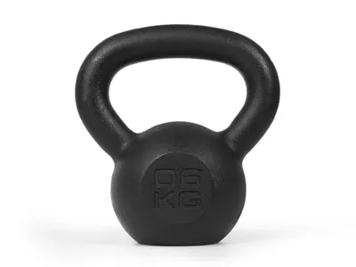 Produktbild von Zipro Kettlebell 6 kg Gusseisen – Massives Kugelhantel Gewicht für Damen, Anfänger & Reha – Pulverbeschichtetes Guss-Eisen (Cast Iron) – Ergonomischer