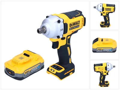 Produktbild von DeWalt DCF 892 N Akku Schlagschrauber 18 V 812 Nm 1/2" Brushless + 1x Powerstack Akku 5,0 Ah - ohne Ladegerät