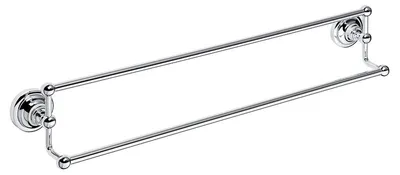 Produktbild von Doppelhandtuchhalter Bemeta Retro 600 mm Chrom