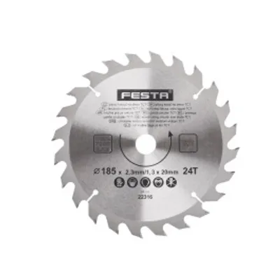 Obrázok produktu pre kotúč pilový na drevo TCT 185mm /2,3/20/24z SK plátky