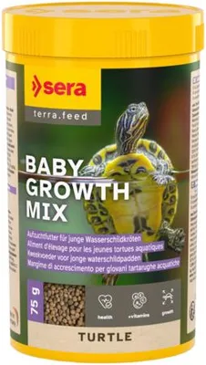 Productafbeelding van Sera Turtle Baby Growth Mix kweekvoer voor jonge waterschildpadden 100 ml