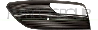 Produktbild von PRASCO Lüftungsgitter Grill Stoßfänger für AUDI A3 Sportback (8VA, 8VF) mit Loch/Löchern für Nebellampen Schwarz