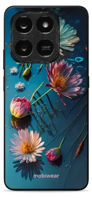 Produktbild von Handyhülle für Honor X7d 4G/5G / Honor 400 Smart 4G/5G, Mobiwear Glossy Case, Blau-Blumig