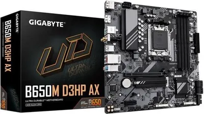 Produktbild von Mainboard, GIGABYTE B650M D3HP AX, AMD AM5, DDR5 8000MHz (OC), WiFi 6E, 2.5GbE LAN