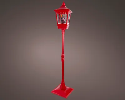 Produktbild von Beleuchteter Weihnachtsmann-Lampenständer 37,5 x 37,5 x 185 cm
